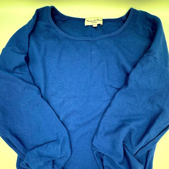 Michael Stars EUC Sz M “Misha” Top Blue - Picture 8 of 8